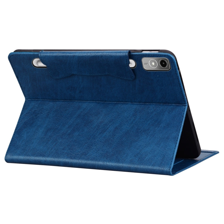 For Lenovo Tab P12 Cat Buckle Leather Tablet Case(Royal Blue) - Lenovo by PMC TechLife | Online Shopping South Africa | PMC TechLife | Buy Now Pay Later Mobicred