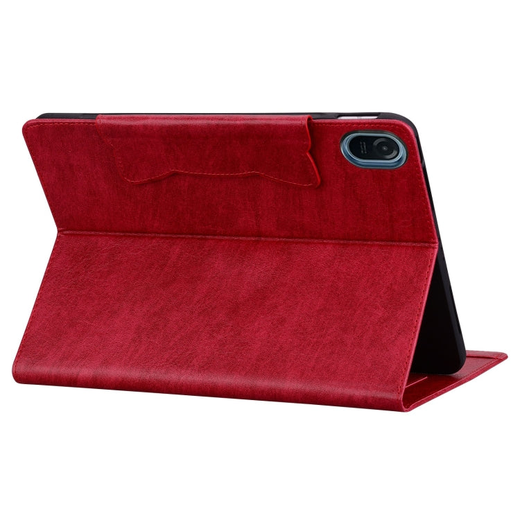 For Honor Pad 8 Cat Buckle Leather Tablet Case(Red) - Honor by PMC TechLife | Online Shopping South Africa | PMC TechLife | Buy Now Pay Later Mobicred