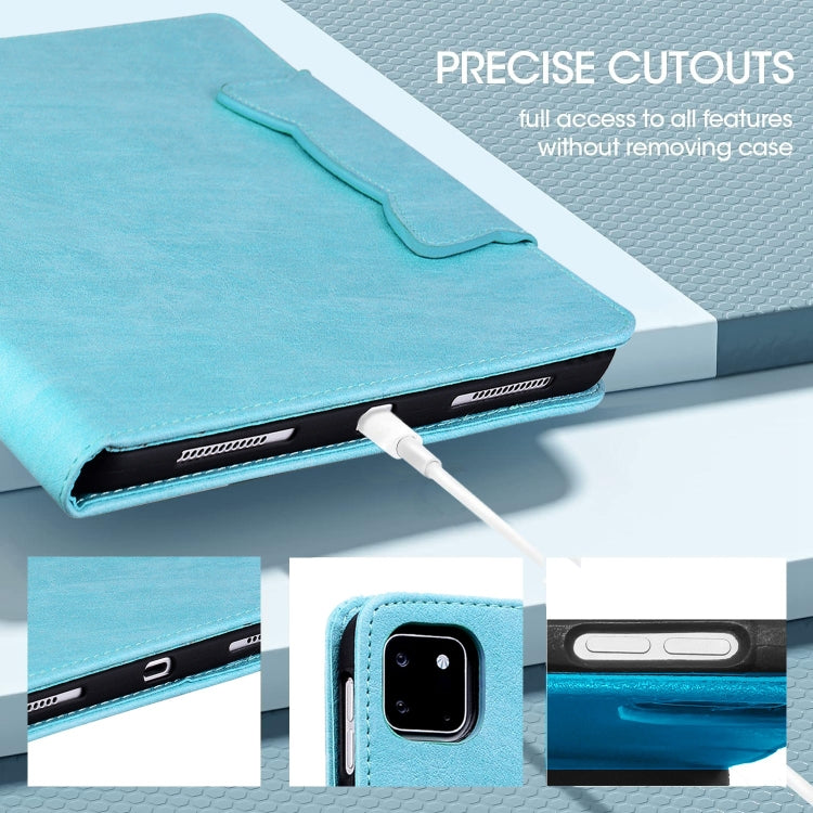 For Honor Pad 9 Cat Buckle Leather Tablet Case(Sky Blue) - Honor by PMC TechLife | Online Shopping South Africa | PMC TechLife | Buy Now Pay Later Mobicred