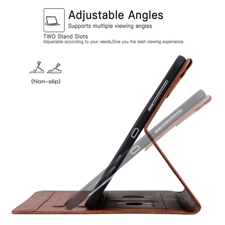 For Honor Pad X8a Cat Buckle Leather Tablet Case(Brown) - Honor by PMC TechLife | Online Shopping South Africa | PMC TechLife | Buy Now Pay Later Mobicred