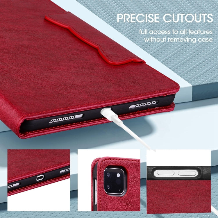 For Honor Pad X8a Cat Buckle Leather Tablet Case(Red) - Honor by PMC TechLife | Online Shopping South Africa | PMC TechLife | Buy Now Pay Later Mobicred