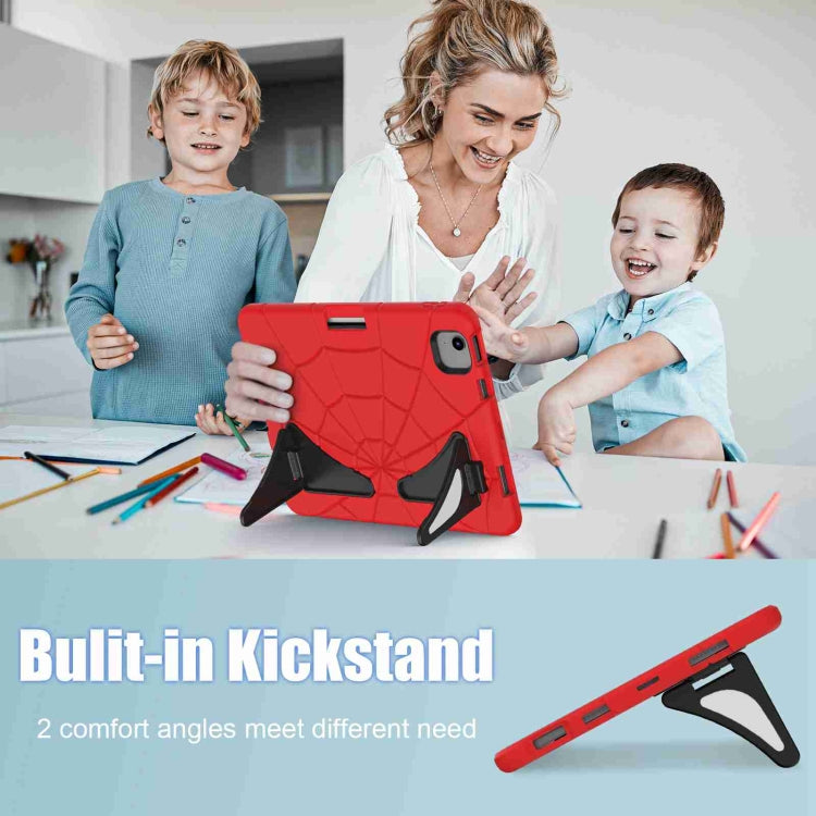 For iPad Air 11 2025 / 2024 Silicone + PC Shockproof Protective Tablet Case(Red Black) - iPad Air 11 2025 / 2024 Cases by PMC TechLife | Online Shopping South Africa | PMC TechLife | Buy Now Pay Later Mobicred