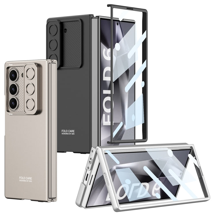 For Samsung Galaxy Z Fold6 GKK Integrated Ultra-thin Sliding Window Phone Case(Grey) - Galaxy Z Fold6 5G Cases by GKK | Online Shopping South Africa | PMC Jewellery | Buy Now Pay Later Mobicred