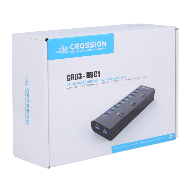 ORICO CRU3-H9C1 10 Port USB3.0 12V 4A HUB Power Adapter, Plug:EU Plug - Power Supply by ORICO | Online Shopping South Africa | PMC Jewellery | Buy Now Pay Later Mobicred