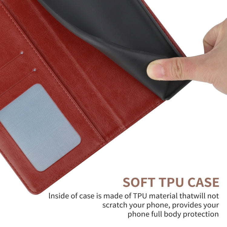 For Samsung Galaxy S25 5G Y-shaped Pattern Flip Leather Phone Case(Brown) - free shipping - PMC Jewellery - Order now!