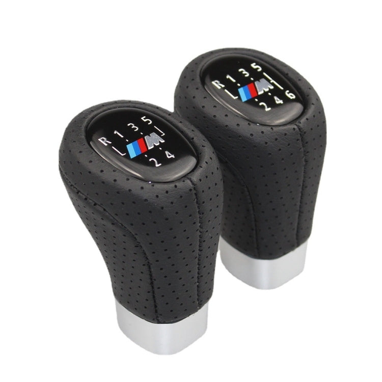 For BMW 3 Series E92 LCI Coupe 2008-2013 Square Car Gear Lever Leather Gear Shift Knob, Style:6 Speed - Shift Knob by PMC Jewellery | Online Shopping South Africa | PMC Jewellery | Buy Now Pay Later Mobicred