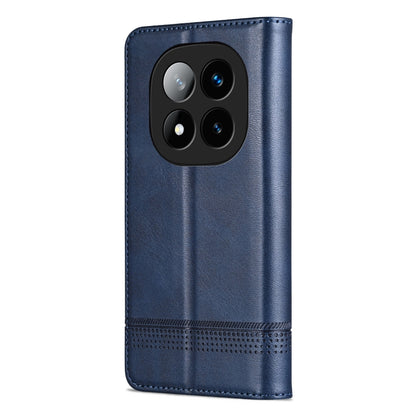 For Redmi Note 14 Pro 5G AZNS Magnetic Calf Texture Flip Leather Phone Case(Dark Blue) - Note 14 Pro Cases by AZNS | Online Shopping South Africa | PMC Jewellery | Buy Now Pay Later Mobicred