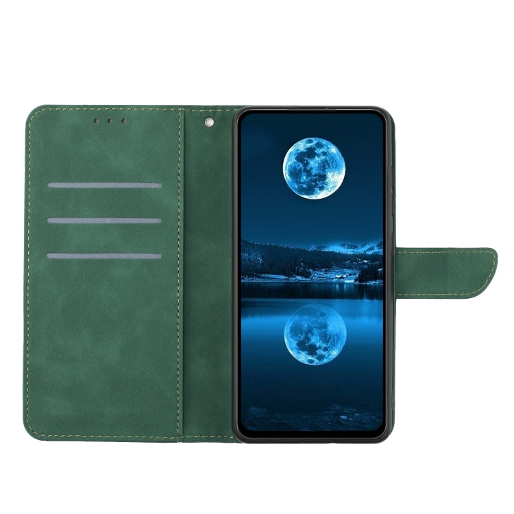 For Samsung Galaxy S25 5G Stitching Embossed Leather Phone Case(Green) - free shipping - PMC Jewellery - Order now!