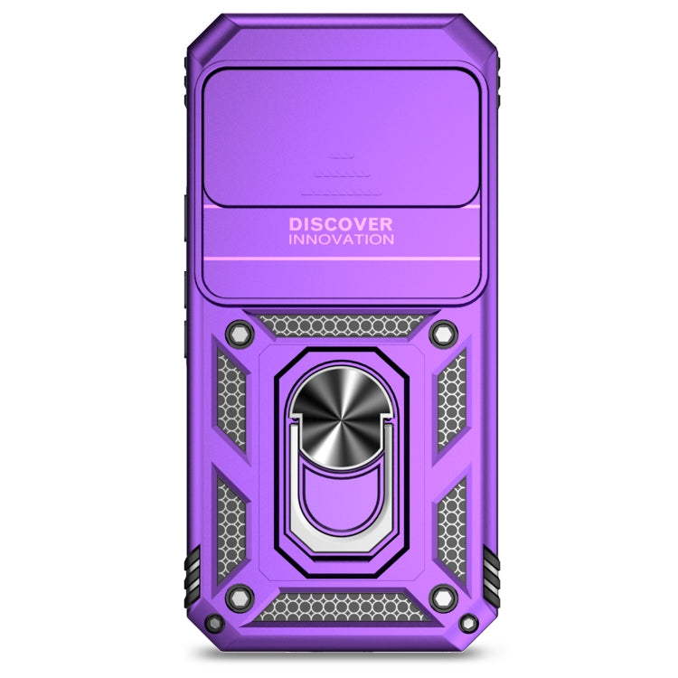 For Google Pixel 9 Sliding Camshield Holder Phone Case(Purple) - Google Cases by PMC Jewellery | Online Shopping South Africa | PMC Jewellery | Buy Now Pay Later Mobicred