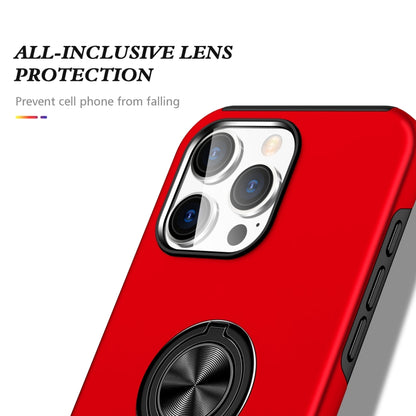 For iPhone 16 Plus Magnetic Ring Holder Phone Case(Red) - iPhone 16 Plus Cases by PMC Jewellery | Online Shopping South Africa | PMC Jewellery | Buy Now Pay Later Mobicred