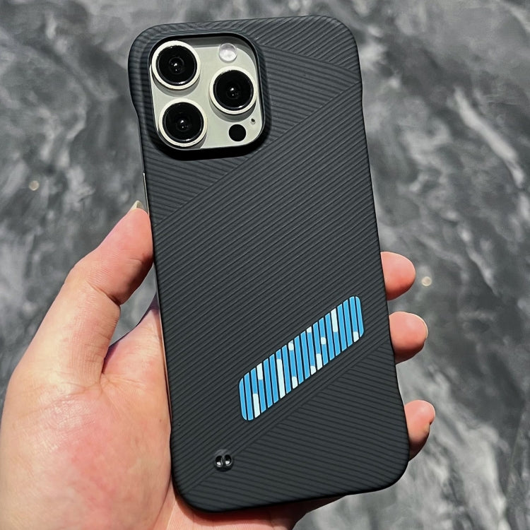 For iPhone 14 Pro Max Carbon Fiber Frameless Cooling Phone Case(Blue) - free shipping - PMC Jewellery - Order now!