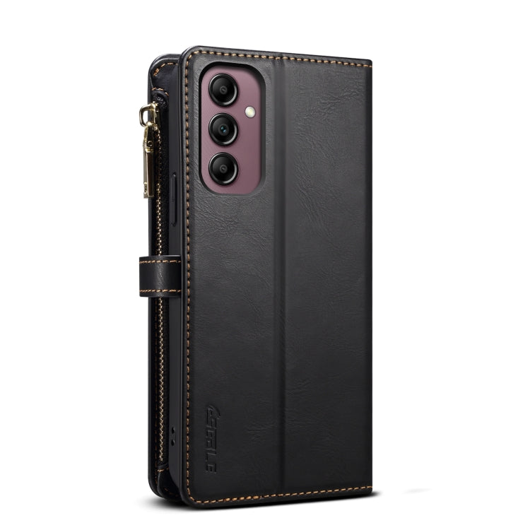 For Samsung Galaxy S25+ 5G ESEBLE Star Series Lanyard Zipper Wallet RFID Leather Case(Black) - Galaxy S25+ 5G Cases by ESEBLE | Online Shopping South Africa | PMC Jewellery | Buy Now Pay Later Mobicred