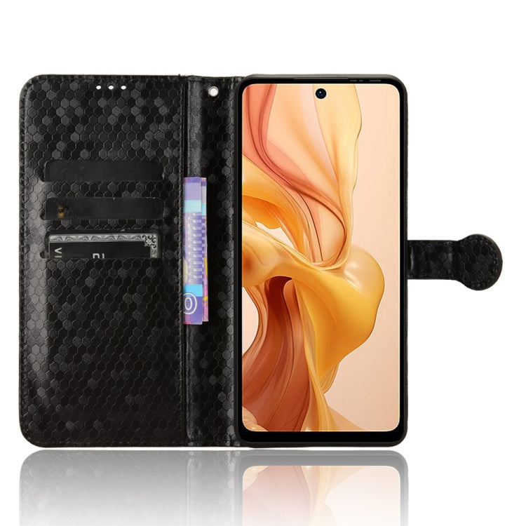 For Ulefone Note 18 Ultra Honeycomb Dot Texture Leather Phone Case(Black) - Ulefone Cases by PMC Jewellery | Online Shopping South Africa | PMC Jewellery | Buy Now Pay Later Mobicred