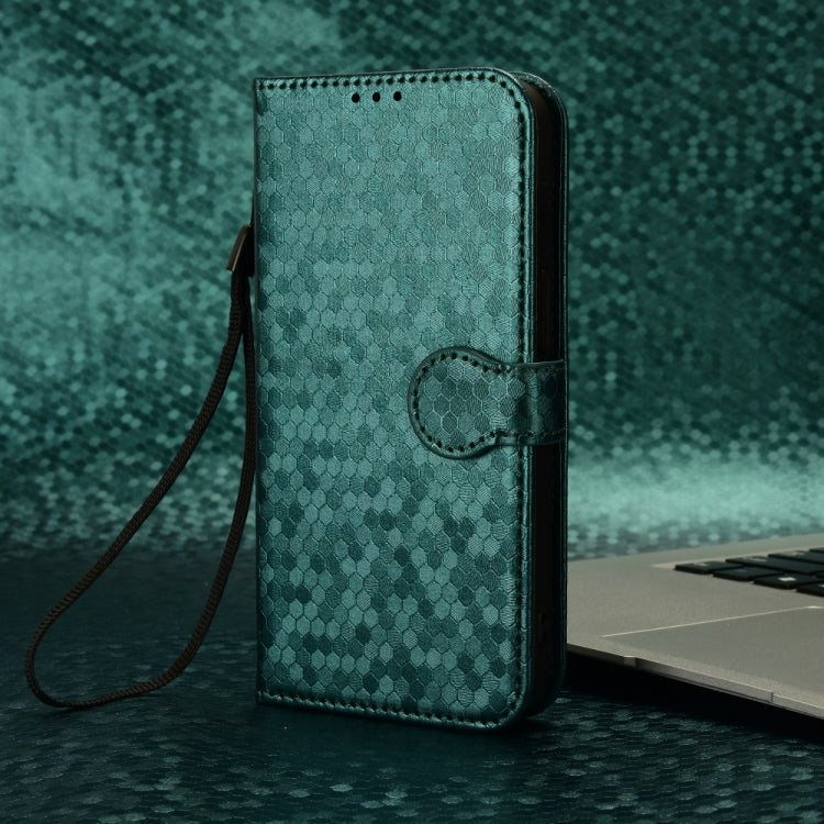 For Ulefone Note 18 Ultra Honeycomb Dot Texture Leather Phone Case(Green) - free shipping - PMC Jewellery - Order now!