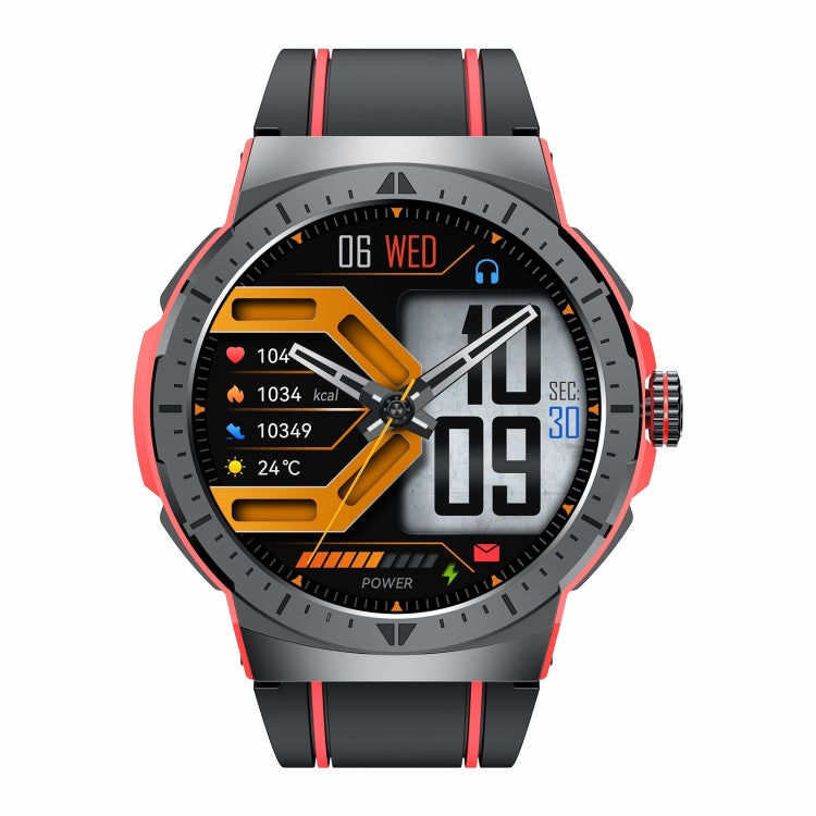 LEMFO HK52 1.43 inch BT5.3 IP68 Sport Smart Watch, Support Bluetooth Call / Message Notification / Heart Rate / Blood Pressure Health Monitor(Red) - Smart Watches by LEMFO | Online Shopping South Africa | PMC Jewellery | Buy Now Pay Later Mobicred