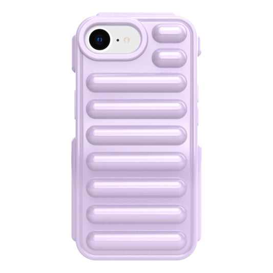 For iPhone 16e Capsule Series Candy Color TPU Phone Case(Purple) - iPhone 16e Cases by PMC Jewellery | Online Shopping South Africa | PMC Jewellery | Buy Now Pay Later Mobicred