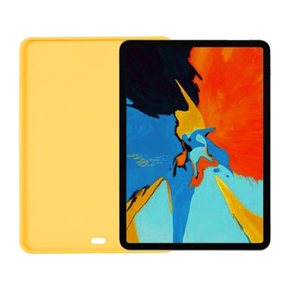 For iPad Air 13 2024 Pure Color Liquid Silicone Shockproof Tablet Case(Yellow) - iPad Air 13 2024 Cases by PMC Jewellery | Online Shopping South Africa | PMC Jewellery | Buy Now Pay Later Mobicred