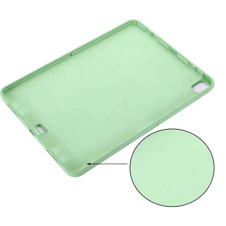 For iPad Air 13 2024 Pure Color Liquid Silicone Shockproof Tablet Case(Green) - iPad Air 13 2024 Cases by PMC TechLife | Online Shopping South Africa | PMC TechLife | Buy Now Pay Later Mobicred