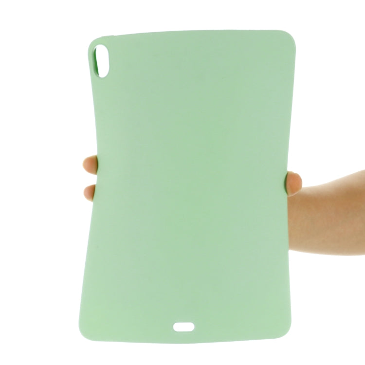 For iPad Air 13 2024 Pure Color Liquid Silicone Shockproof Tablet Case(Green) - iPad Air 13 2024 Cases by PMC Jewellery | Online Shopping South Africa | PMC Jewellery | Buy Now Pay Later Mobicred