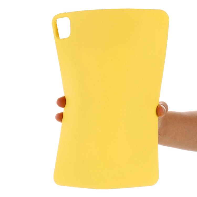 For iPad Pro 13 2024 Pure Color Liquid Silicone Shockproof Tablet Case(Yellow) - iPad Pro 13 2024 Cases by PMC TechLife | Online Shopping South Africa | PMC TechLife | Buy Now Pay Later Mobicred