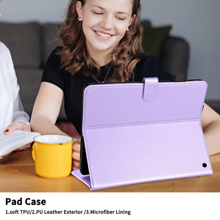 For Amazon Kindle Fire HD10 2023 Rhombus Lattice Leather Tablet Case(Purple) - Amazon by PMC TechLife | Online Shopping South Africa | PMC TechLife | Buy Now Pay Later Mobicred