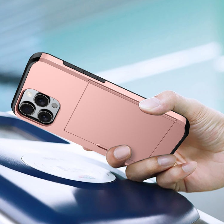 For iPhone 16 Shockproof Armor Phone Case with Card Slot(Dark Green) - iPhone 16 Cases by PMC TechLife | Online Shopping South Africa | PMC TechLife | Buy Now Pay Later Mobicred