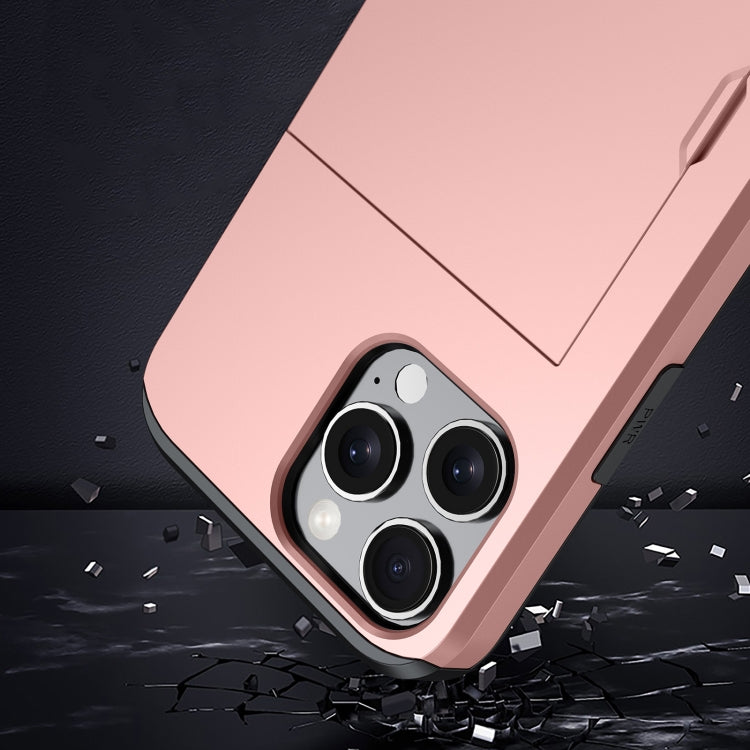 For iPhone 16 Pro Shockproof Armor Phone Case with Card Slot(White) - iPhone 16 Pro Cases by PMC TechLife | Online Shopping South Africa | PMC TechLife | Buy Now Pay Later Mobicred