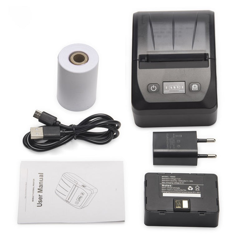 BT-581 58mm USB-C/Type-C + Bluetooth Portable Thermal Printer(US Plug) - Printer by PMC Jewellery | Online Shopping South Africa | PMC Jewellery | Buy Now Pay Later Mobicred