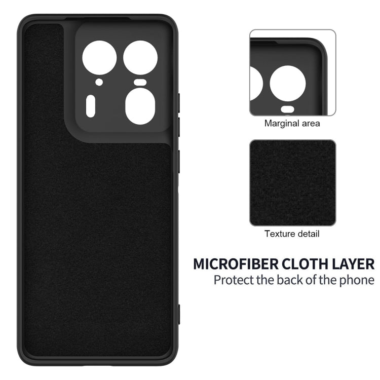 For Motorola Edge 50 Ultra Solid Color Liquid Silicone Dropproof Full Coverage Phone Case(Black) - free shipping - PMC TechLife - Order now!