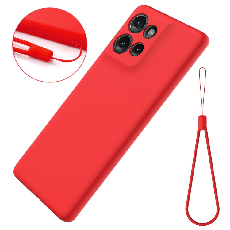 For Motorola Edge 50 Solid Color Liquid Silicone Dropproof Full Coverage Phone Case(Red) - free shipping - PMC TechLife - Order now!