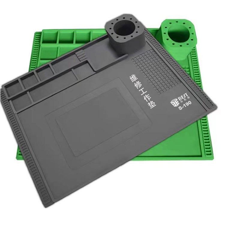 BEST S-190 High-temperature Resistant Silicone Pad Workbench Pad(Green) - Working Mat by BEST | Online Shopping South Africa | PMC TechLife | Buy Now Pay Later Mobicred
