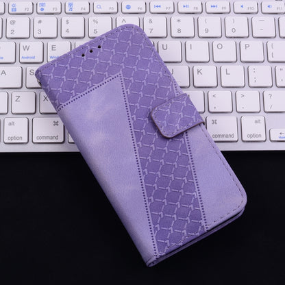 For Xiaomi Redmi K70 / K70 Pro Seven-shaped Embossed Leather Phone Case(Purple) - K70 Cases by PMC Jewellery | Online Shopping South Africa | PMC Jewellery | Buy Now Pay Later Mobicred