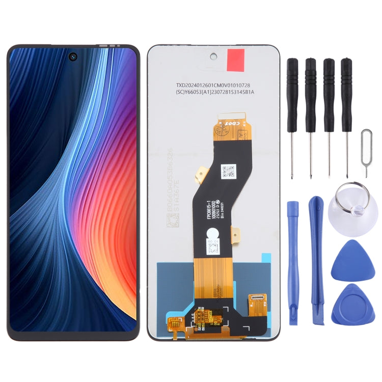 For itel P55 OEM LCD Screen with Digitizer Full Assembly - free shipping - PMC TechLife - Order now!