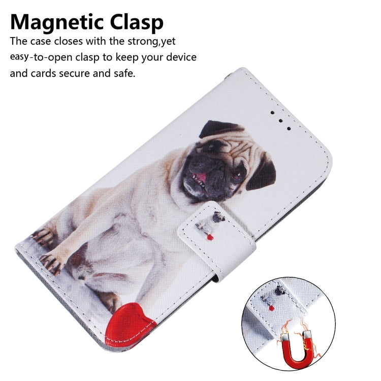 For Xiaomi Redmi K70 Pro / K70 Coloured Drawing Flip Leather Phone Case(Pug) - free shipping - PMC Jewellery - Order now!