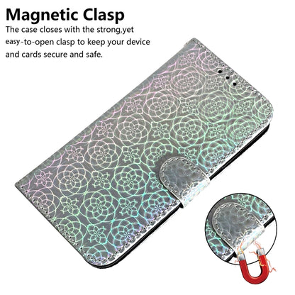 For Xiaomi Redmi K70 / K70 Pro Colorful Magnetic Buckle Leather Phone Case(Silver) - K70 Cases by PMC Jewellery | Online Shopping South Africa | PMC Jewellery | Buy Now Pay Later Mobicred