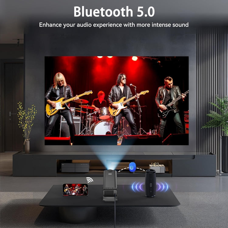 Y6S 4K Android 12.0 Portable Home HD Mini WiFi Projector(AU Plug) - Mini Projector by PMC TechLife | Online Shopping South Africa | PMC TechLife | Buy Now Pay Later Mobicred