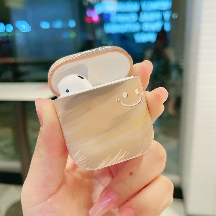 For AirPods Pro Smile Clouds Earbuds Box Frosted TPU Case(Green) - For AirPods Pro by PMC Jewellery | Online Shopping South Africa | PMC Jewellery | Buy Now Pay Later Mobicred