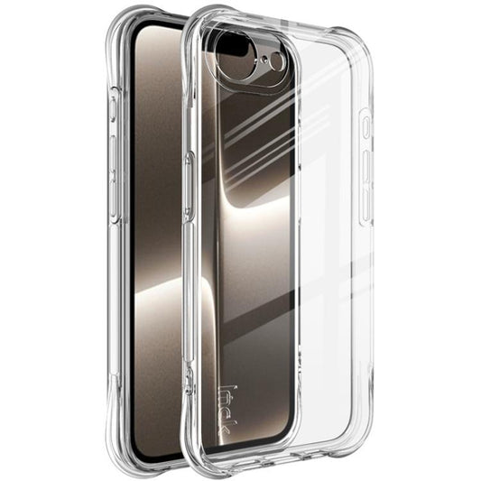 For iPhone 16e imak Shockproof Airbag TPU Phone Case(Transparent) - iPhone 16e Cases by imak | Online Shopping South Africa | PMC Jewellery | Buy Now Pay Later Mobicred