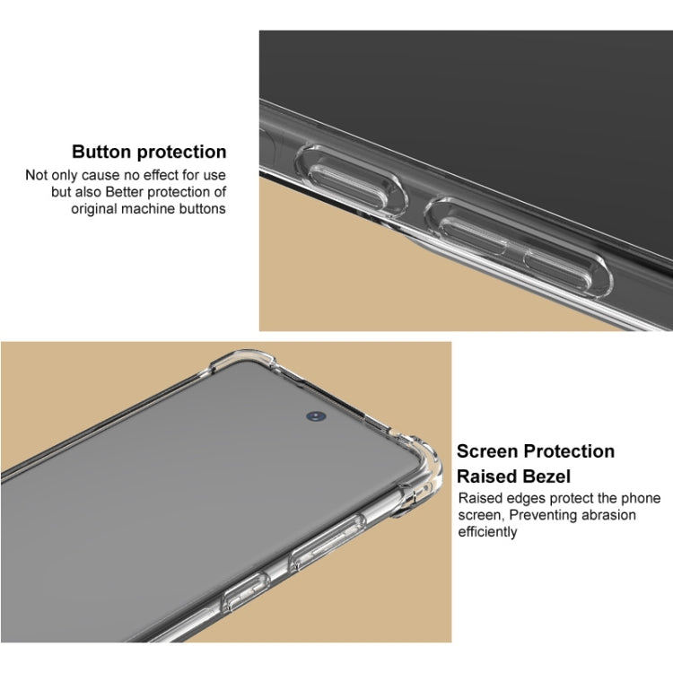 For iPhone 16 Pro Max imak Shockproof Airbag TPU Phone Case(Transparent) - free shipping - PMC TechLife - Order now!