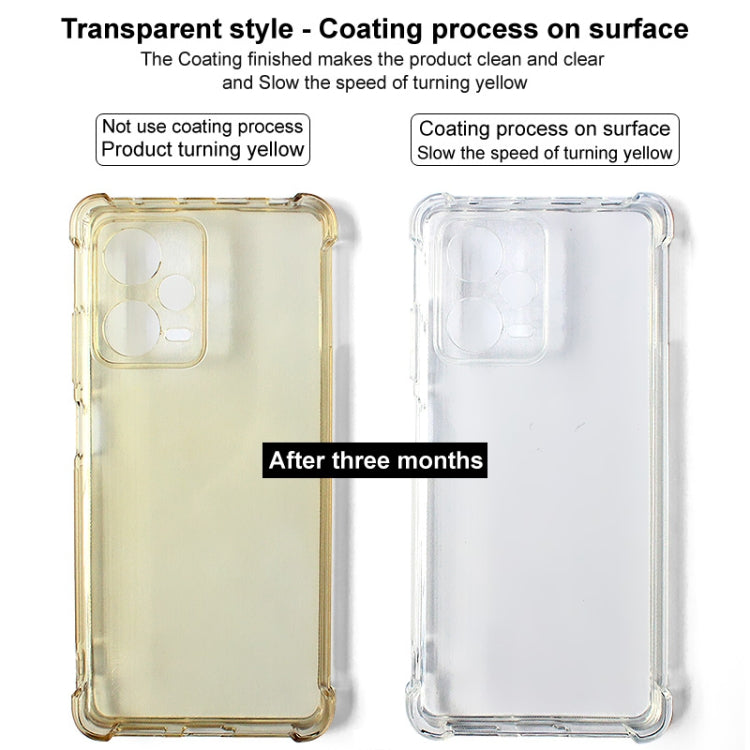 For iPhone 16 Pro imak Shockproof Airbag TPU Phone Case(Transparent Black) - free shipping - PMC TechLife - Order now!