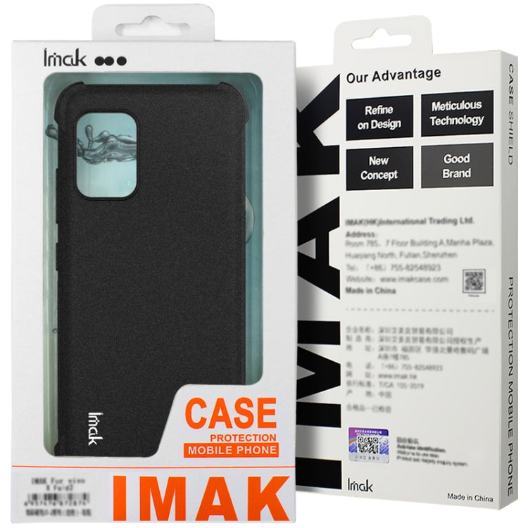 For iPhone 16e imak Shockproof Airbag TPU Phone Case(Matte Black) - iPhone 16e Cases by imak | Online Shopping South Africa | PMC TechLife | Buy Now Pay Later Mobicred