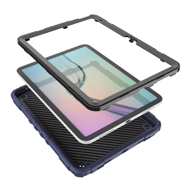 For iPad Air 11 2025 / 2024 Spider Turntable Handle Stress Relief Tablet Case(Navy Blue Black) - free shipping - PMC TechLife - Order now!