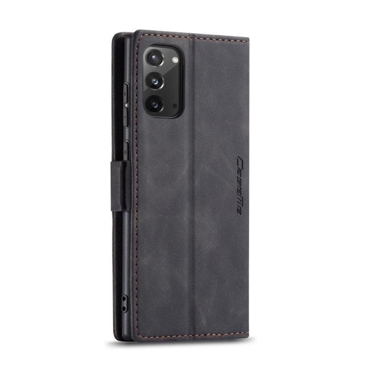 For Samsung Galaxy Note20 CaseMe Multifunctional Horizontal Flip Leather Case, with Card Slot & Holder & Wallet(Black) - Galaxy Note20 Cases by CaseMe | Online Shopping South Africa | PMC Jewellery | Buy Now Pay Later Mobicred