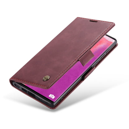 For Samsung Galaxy Note20 CaseMe Multifunctional Horizontal Flip Leather Case, with Card Slot & Holder & Wallet(Wine Red) - Galaxy Note20 Cases by CaseMe | Online Shopping South Africa | PMC Jewellery | Buy Now Pay Later Mobicred