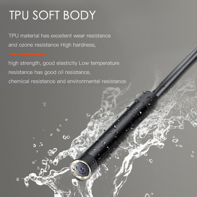 T21 4.5 inch IPS Color Screen 5.5mm Dual Camera Split Hard Cable Industrial Endoscope, Length:1m(Black Red) - free shipping - PMC TechLife - Order now!