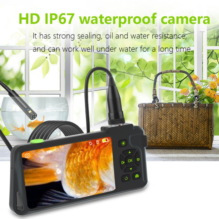 T22 4.5 inch IPS Color Screen 3.9mm Single Camera Hard Cable Industrial Endoscope, Length:2m(Black Orange) -  by PMC TechLife | Online Shopping South Africa | PMC TechLife | Buy Now Pay Later Mobicred