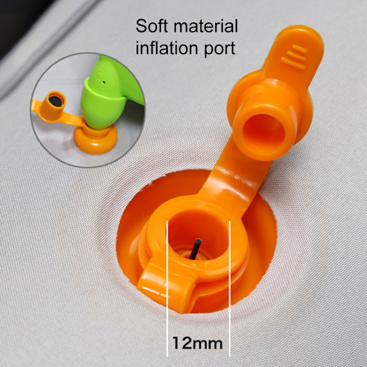 Z44Q1 2xSmall Square Stool + Car Pump Universal Car Travel Inflatable Stool - Seat Accessories by PMC TechLife | Online Shopping South Africa | PMC TechLife | Buy Now Pay Later Mobicred