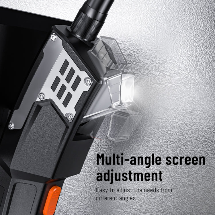 T27 5 inch IPS Color Screen 8mm Single Camera Handheld Hard Cable HD Industrial Endoscope, Length:3.5m(Orange Black) -  by PMC TechLife | Online Shopping South Africa | PMC TechLife | Buy Now Pay Later Mobicred