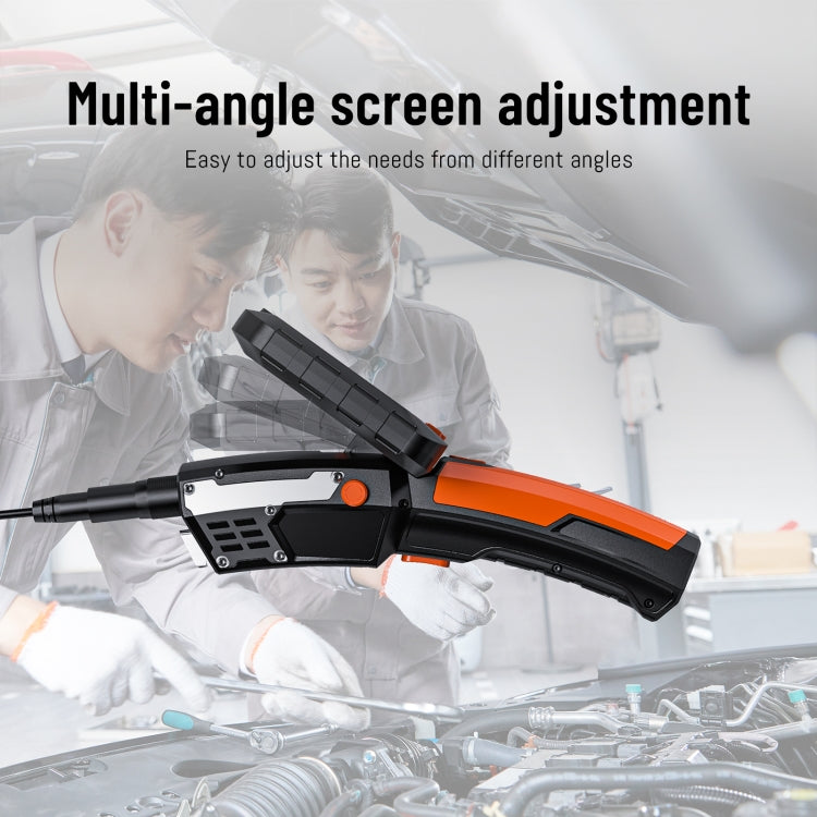 T27 5 inch IPS Color Screen 5.5mm Single Camera Handheld Hard Cable HD Industrial Endoscope, Length:3.5m(Orange Black) -  by PMC TechLife | Online Shopping South Africa | PMC TechLife | Buy Now Pay Later Mobicred