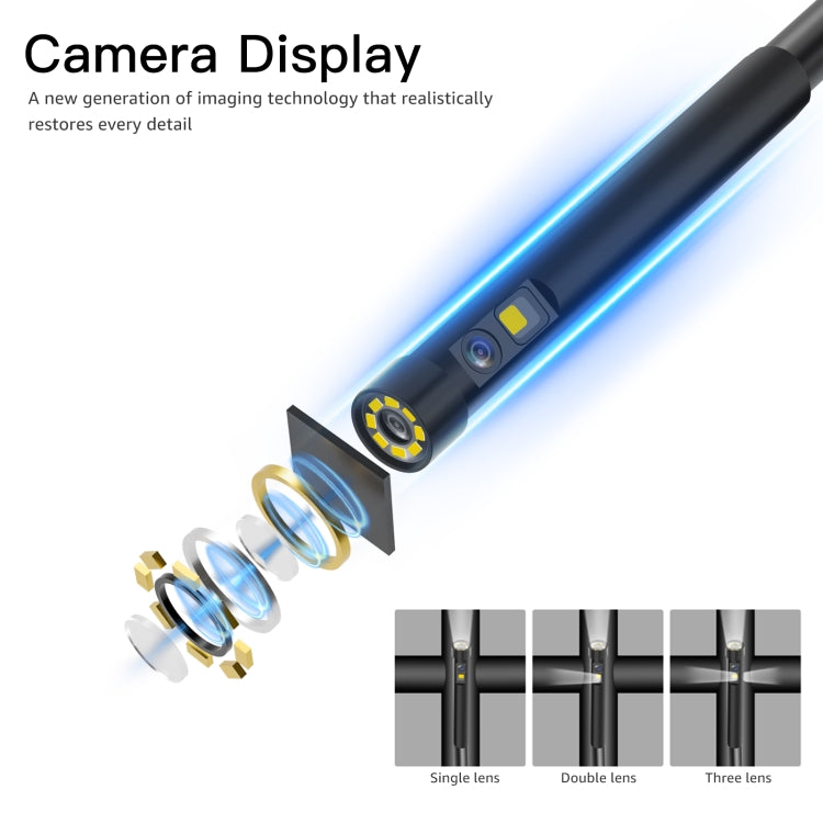 T29 5 inch IPS Screen 3.9mm Single Lens IP67 Waterproof Industrial Endoscope With Bracket, Length:3.5m -  by PMC TechLife | Online Shopping South Africa | PMC TechLife | Buy Now Pay Later Mobicred